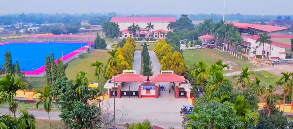 Aeriel View of SAI Kokrajhar Entry Gate