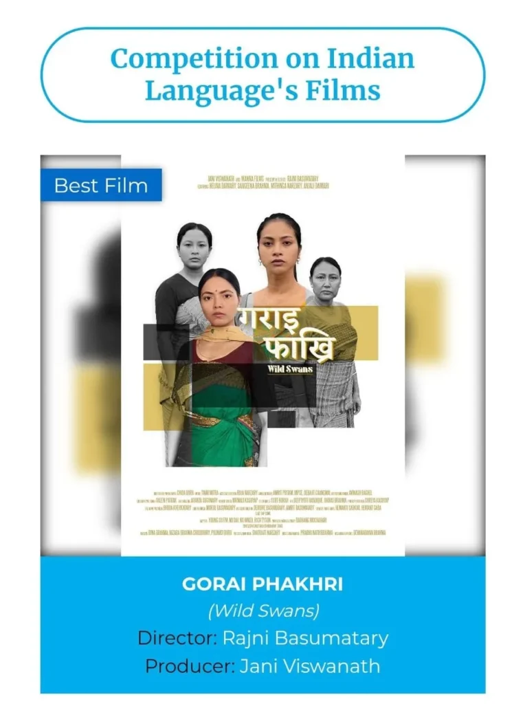 Gorai Phakhri wild swans award - best film award at the Kolkata International Film Festival